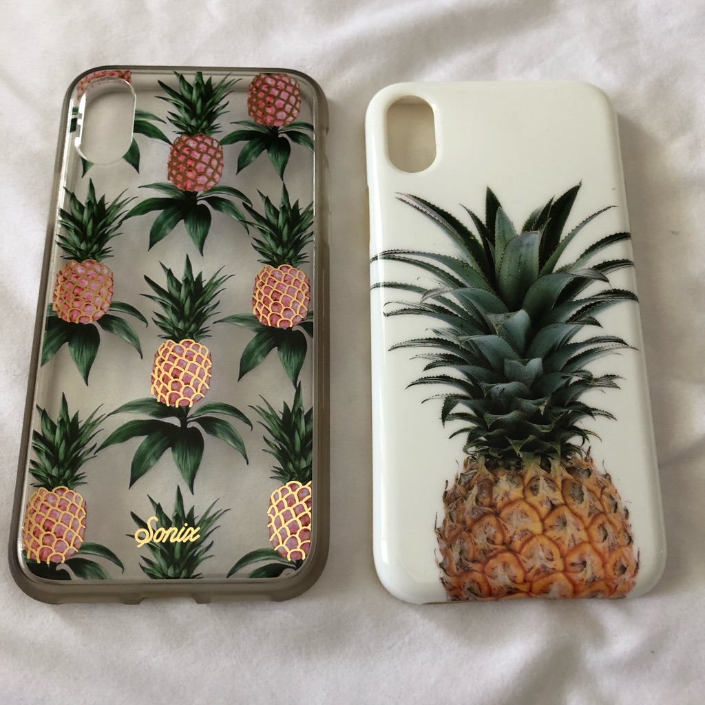 Brand New Iphone X Pineapple Case Pack Of 2